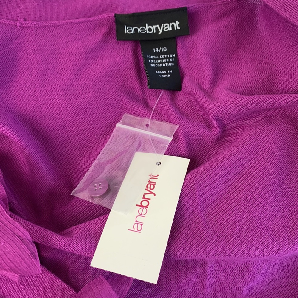 Lane Bryant Ruffled Cardigan - Picture 13 of 15